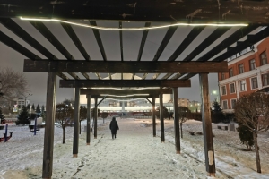 «Половина подсветки не работает»: Омичи пожаловались на состояние бульвара Мартынова перед Новым годом